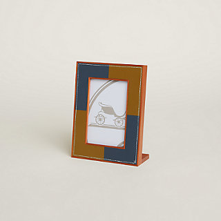Pleiade en Casaque picture frame, small model - Grey | Hermès USA